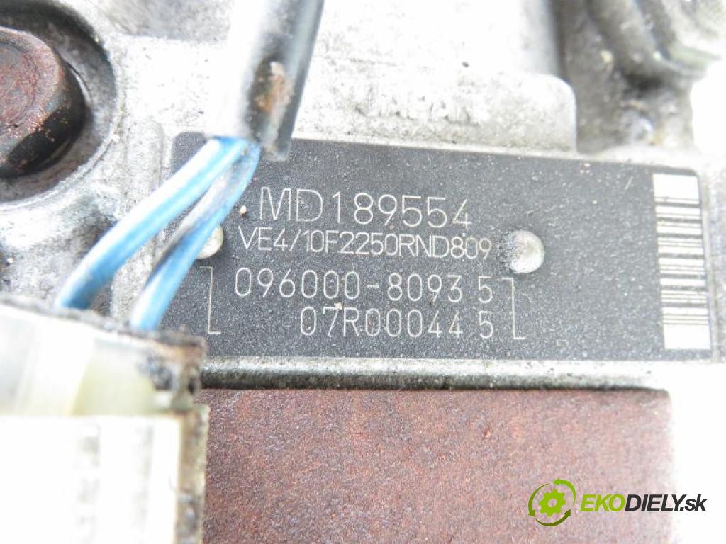 MITSUBISHI SPACE WAGON II 2.0 TD 4D68 T manual 5 stupňová 60 kW 82 km  Pumpa vstrekovacia MD189554/09600080935/1985000680 (Vstrekovacie čerpadlá)