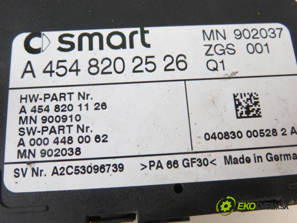 SMART FORFOUR (454) 1.5 CDI (454.001) OM 639.939 automatic  70 kW 95 km  řídící jednotka GATEWAY A4548202526/MIN902037/A4548201126 (Moduly komfortu)