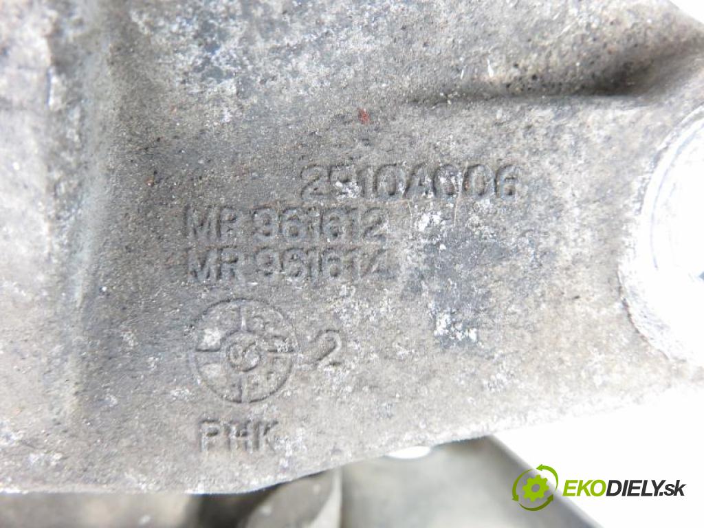 SMART FORFOUR (454) 1.5 CDI (454.001) OM 639.939 automatic  70 kW 95 km  AirBag prevodovky 2910A006/MR961612/MR961614 (Zavesenie motora)