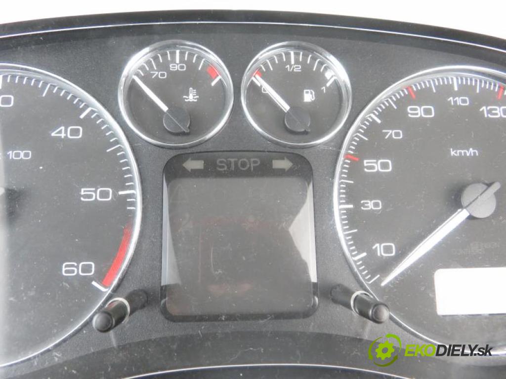 PEUGEOT 307 1.6 HDI 110 9HY (DV6TED4), 9HZ (DV6TED4) manual 5 stupňová 80 kW 109 km Prístrojovka elektrický P9654485280/281121955/21651870 (Prístrojové dosky, displeje)