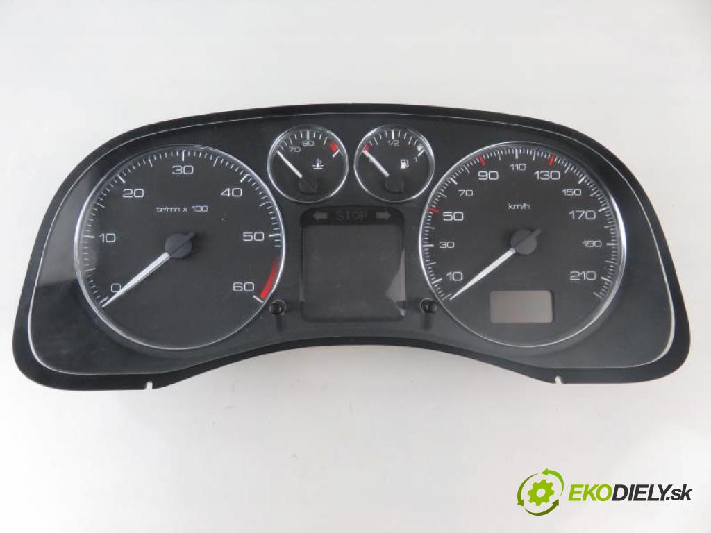PEUGEOT 307 1.6 HDI 110 9HY (DV6TED4), 9HZ (DV6TED4) manual 5 stupňová 80 kW 109 km  Prístrojovka elektrický P9654485280/281121955/21651870 (Prístrojové dosky, displeje)