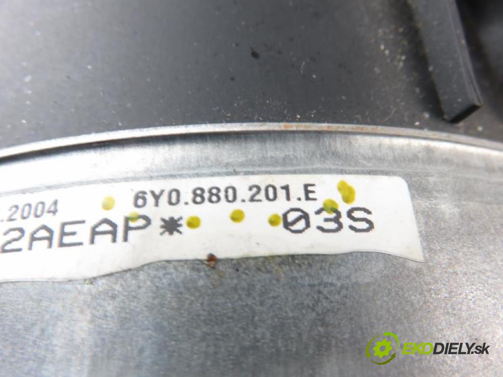 SKODA FABIA I FL 1.4 16V AUA,BBY,BKY manual 5 stupňová 55 kW 75 km  AirBag air BAG volantu 6Y0880201E (Airbagy)