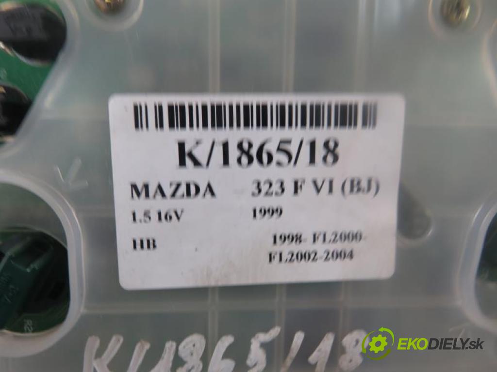 MAZDA 323 F VI (BJ) 1.5 16V ZL05, ZL06 manual 5 stupňová 65 kW 88 km  Prístrojovka elektrický BJ3NB (Prístrojové dosky, displeje)