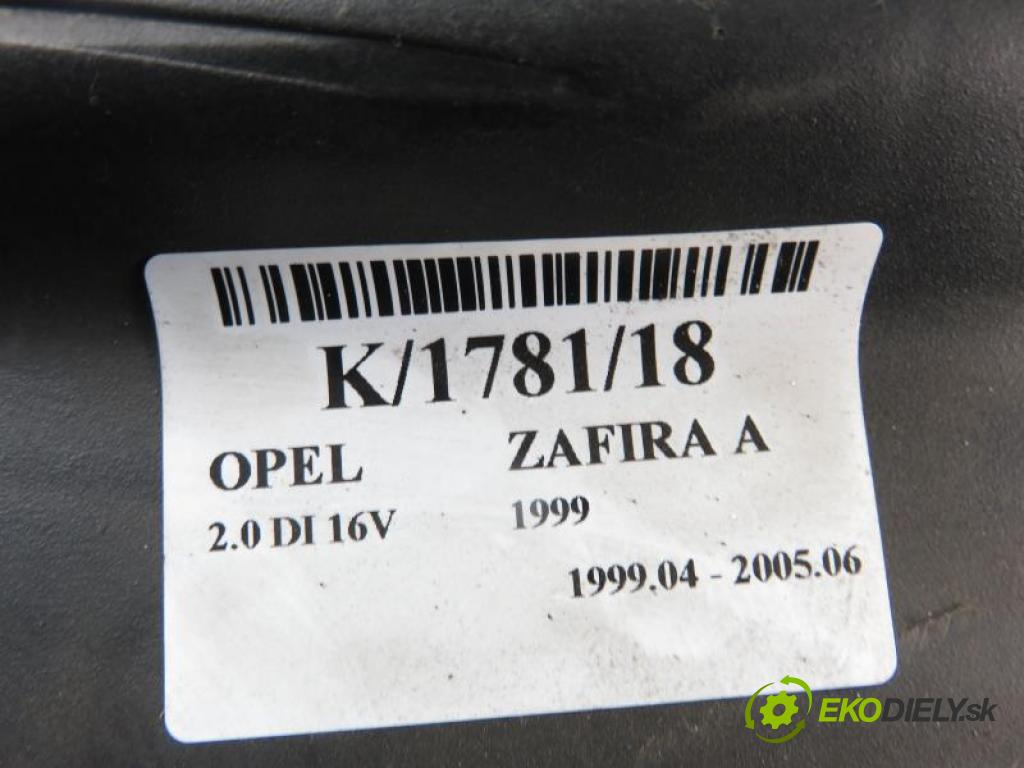 OPEL ZAFIRA A 2.0 DI 16V X 20 DTL manual 5 stupňová 60 kW 82 km  Obal filtra vzduchu 90531002/F531002K (Obaly filtrov vzduchu)