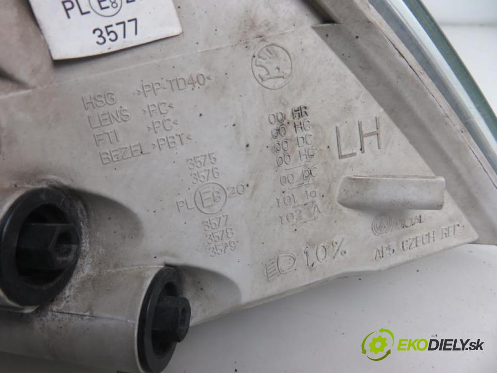 SKODA OCTAVIA II 2.0 TDI RS BMN, CEGA manual 6 stupňová 125 kW 170 km  Svetlo LP 1Z2941015A (Svetlá predné)