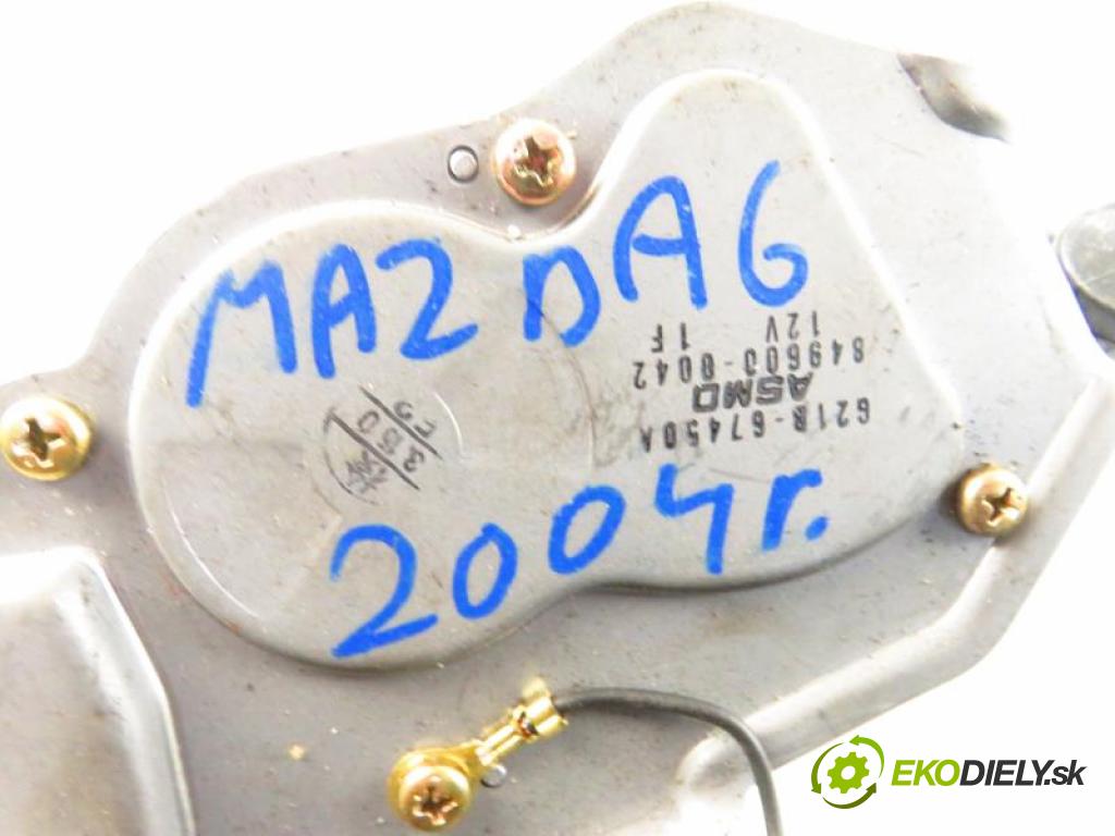 MAZDA 6 I 2.0 CITD (121KM) RF5C manual 5 stupňová 89 kW 121 km  Motorček stierače zad. 621B67450A/8496000042 (Motorčeky stieračov predné)
