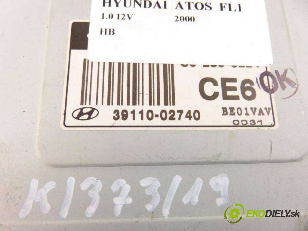 HYUNDAI ATOS PRIME 1.0 12V G4HC-E manual 5 stupňová 43 kW 58 km  řídící jednotka motora S02808224/3911002740