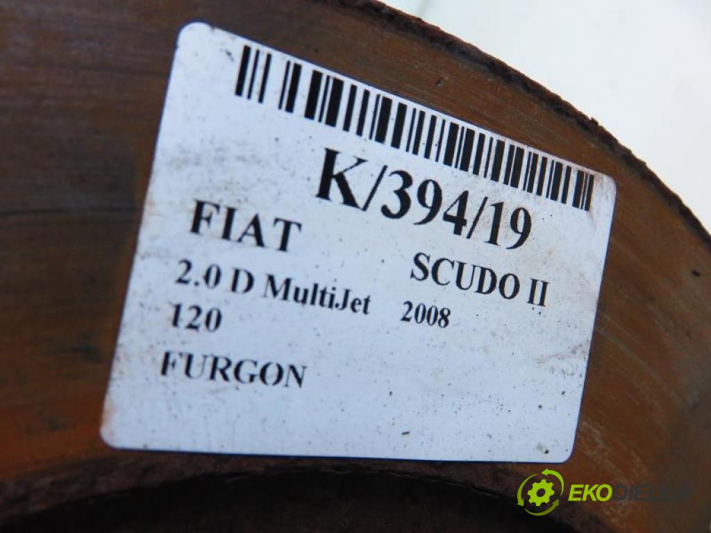 FIAT SCUDO II (270_,272_) 2.0 D MultiJet 120 RHK manual 6 stupňová 88 kW 120 km  Lamela kotúč brzdová zad.  (Ostatné)