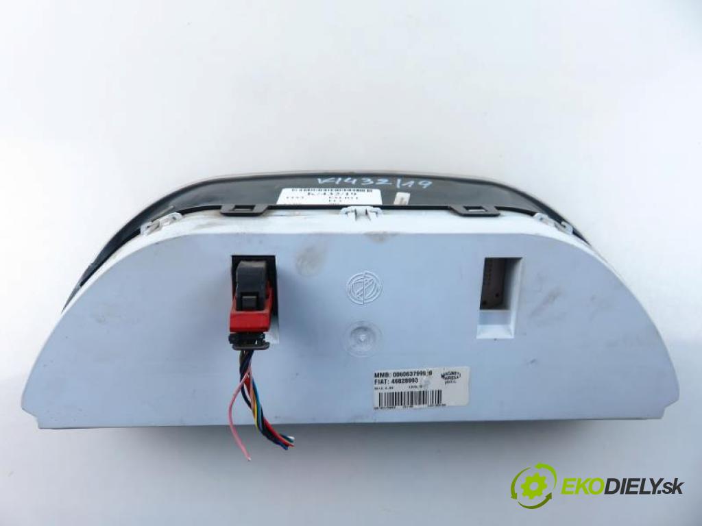 FIAT PALIO Weekend (178) FL1 1.2 16V 188 A5.000 manual 5 stupňová 59 kW 80 km  prístrojovka elektrický 0606346017/46828993 (Přístrojové desky, displeje)