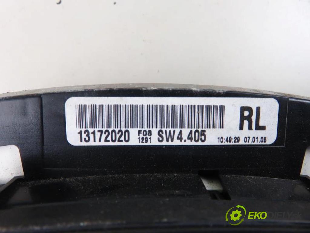 OPEL ASTRA III H 1.7 CDTI Z 17 DTL manual 5 stupňová 59 kW 80 km  prístrojovka elektrický 13172020/A2C53024902 (Přístrojové desky, displeje)