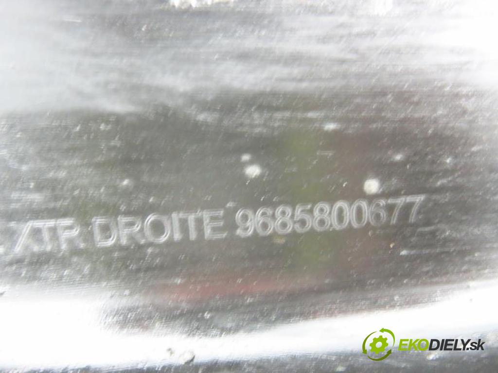 PEUGEOT PARTNER II 1.6 HDI 9HZ (DV6TED4) manual 5 stupňová 80 kW 109 km  lišta prahová vnější P 9685800677 (Lišty prahů)