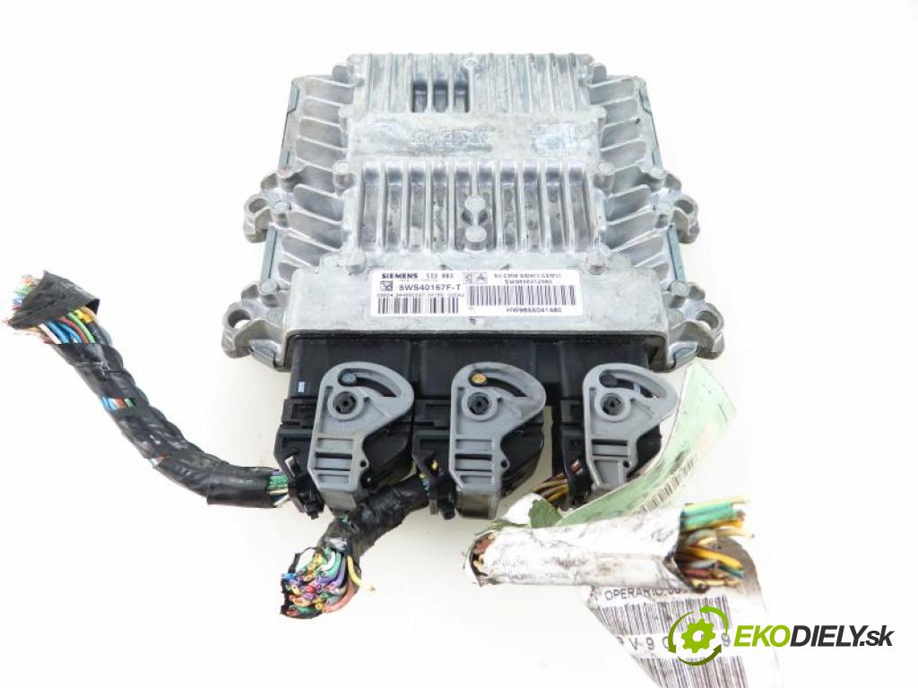 PEUGEOT 407 2.0 HDI 135 RHR (DW10BTED4) manual 6 stupňová 100 kW 136 km  Riadiaca jednotka Motor 5WS40167FT/SW9656412980/HW9655041480