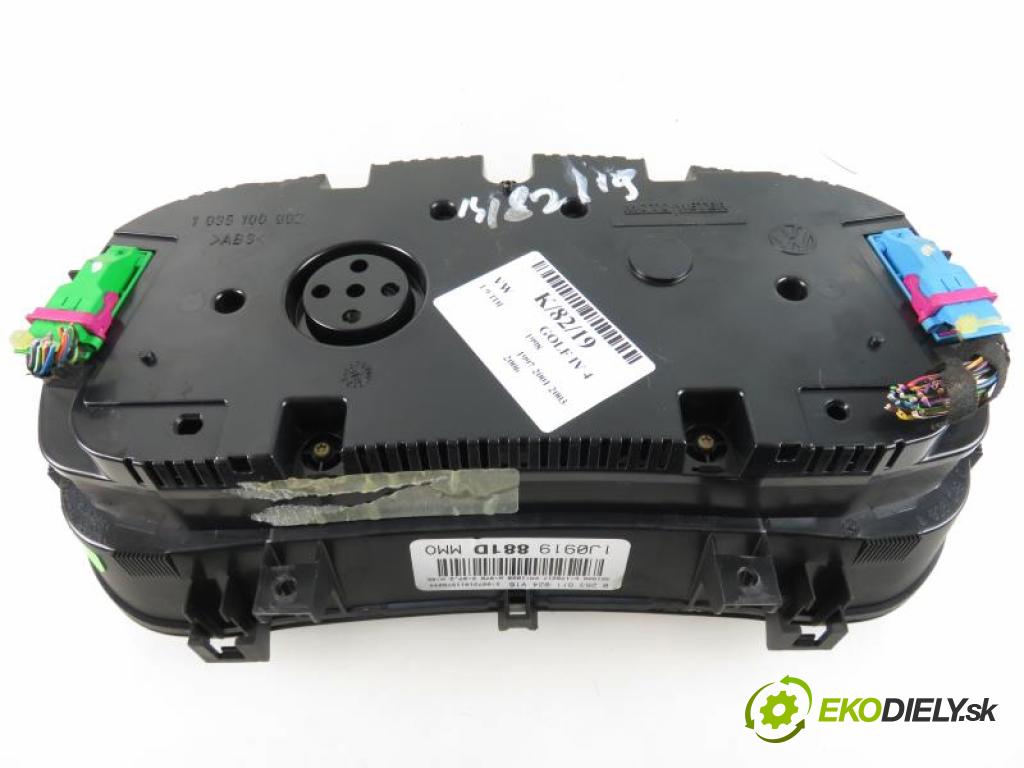 VW GOLF IV 4 1.9 TDI ALH, AGR manual 5 stupňová 66 kW 90 km  prístrojovka elektrický 1J0919881D/0263611024V16/1035100002 (Přístrojové desky, displeje)