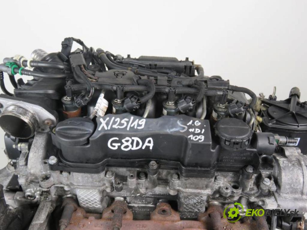 PEUGEOT PARTNER II 1.6 HDI 9HZ (DV6TED4) manual 5 stupňová 80 kW 109 km  motor DIESLA G8DA (Diesel)
