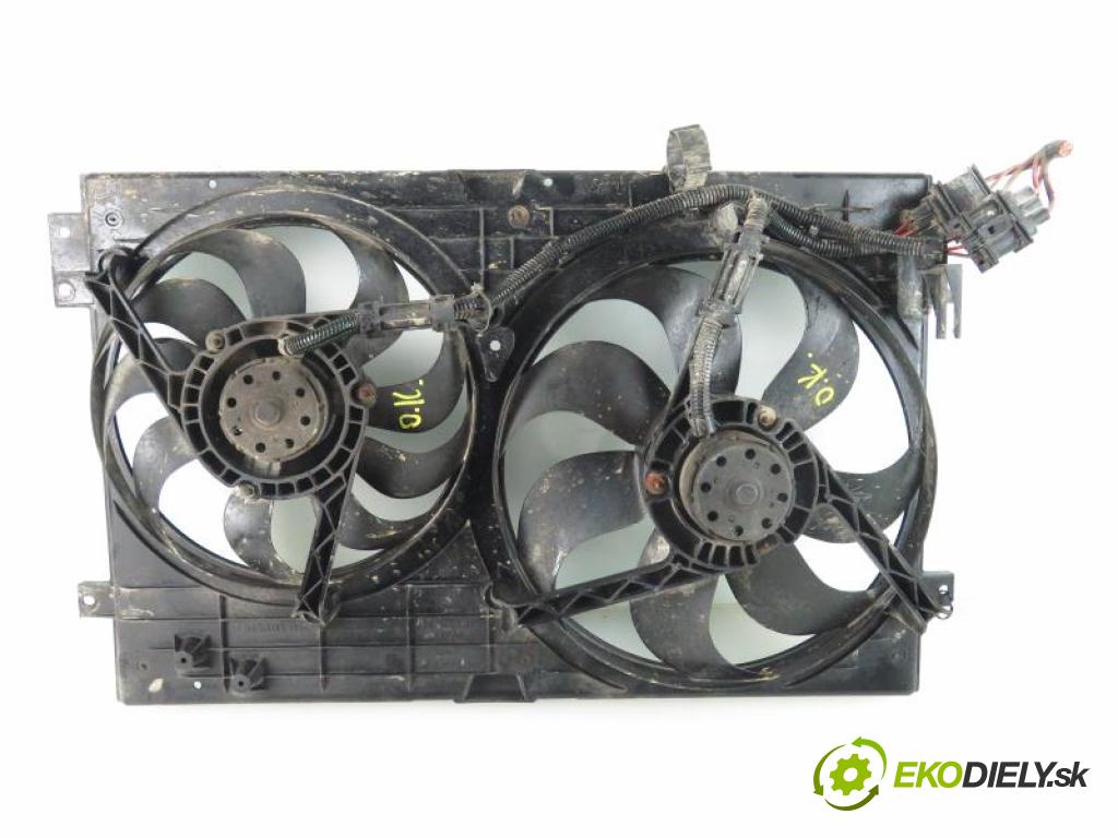 VW GOLF IV 4 1.9 TDI PD AUY, AJM manual 6 stupňová 85 kW 115 km  Ventilátor chladič klíma/voda 1J0121207M/1J0121205B (Ventilátory)