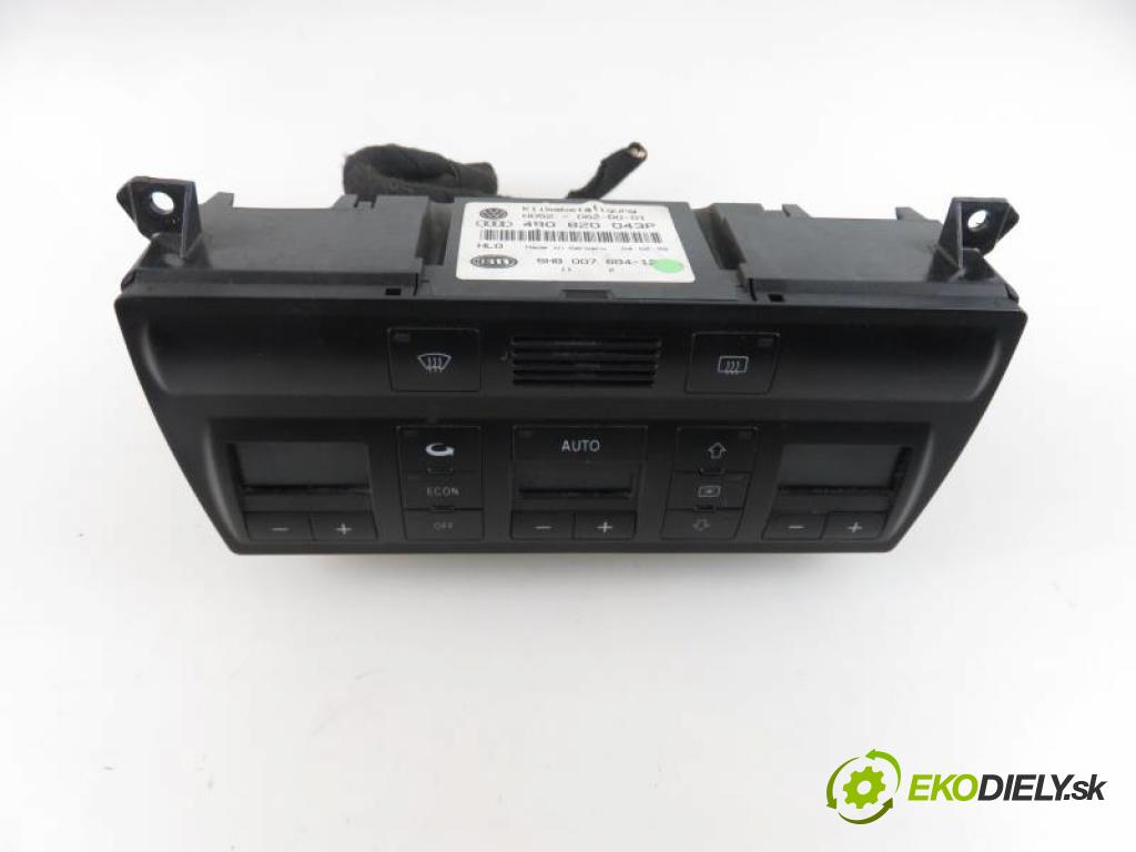 AUDI A6 C5 (4B2) 2.5 TDI QUATTRO AKN, AFB manual 6 stupňová 110 kW 150 km  Panel kúrenia climatronic 4B0820043P/5HB00760412/H052D620001 (Prepínače, spínače, tlačidlá a ovládače kúrenia)