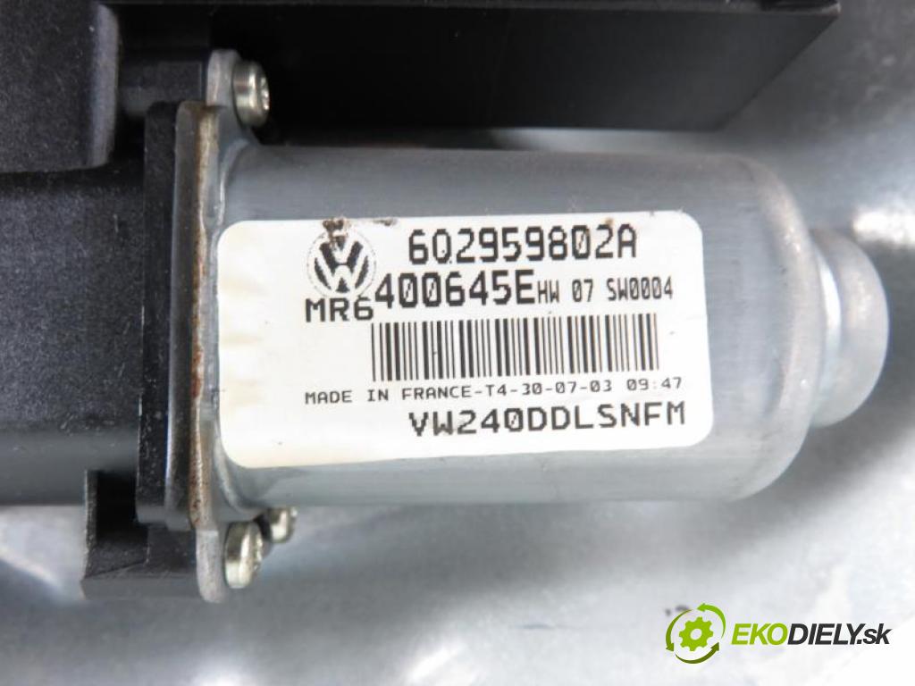 VW POLO IV (9N) 1.2 12V AZQ, BME manual 5 stupňová 47 kW 64 km  mechanismus oken 6Q4837755/6Q0837751/6Q2959802A