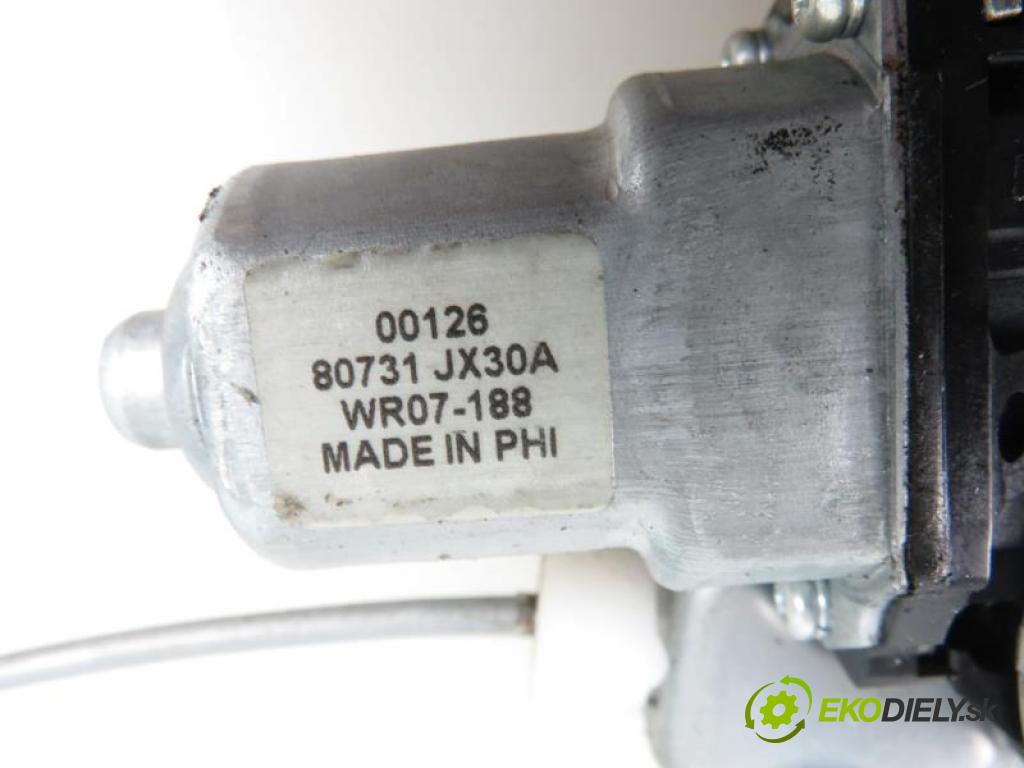 NISSAN NV200 1.5 DCI K9K 608,K9K 400, K9K 628 manual 5 stupňová 63 kW 86 km  mechanismus oken 80731JX30A