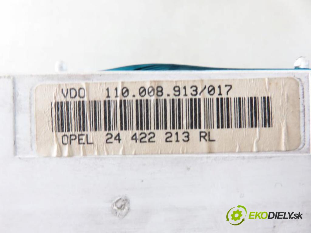 OPEL VECTRA B FL LIFTBACK 2001 1,80 Liczniki, zegary 1796,00 Prístrojovka elektrický 24422213RL