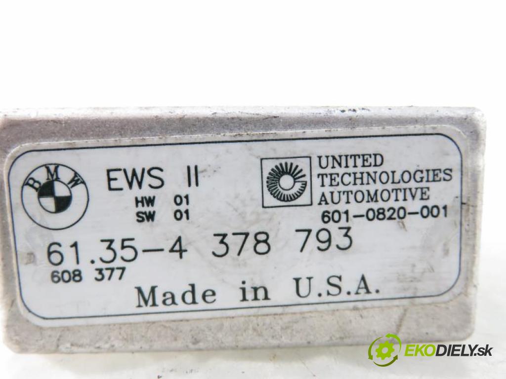 BMW 3 E36 HB 1995 1,60 Moduły komfortu 1596,00 MODUL EWS 61354378793
