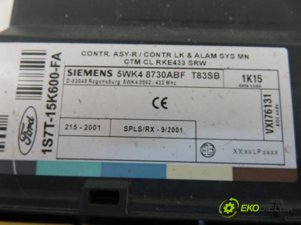 FORD FOCUS MK1 FL HB 2001 1,80 Moduły komfortu 1753,00 MODUL komfortu 1S7T15K600FA;5WK48730ABF