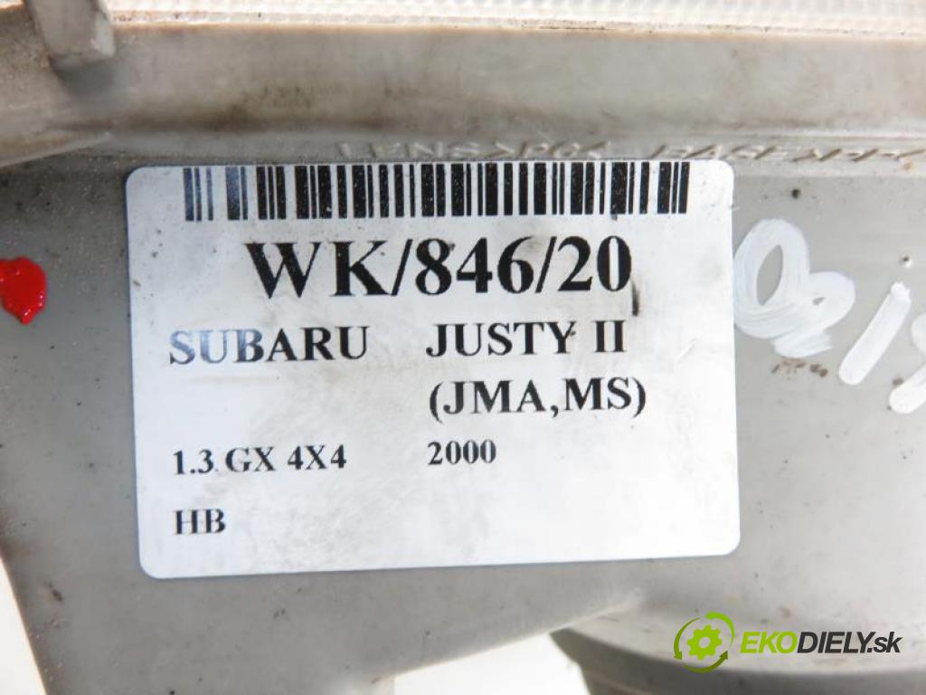 SUBARU JUSTY II (JMA,MS) HB 2000 1,30 Lampy przednie 1298,00 světlo PP
