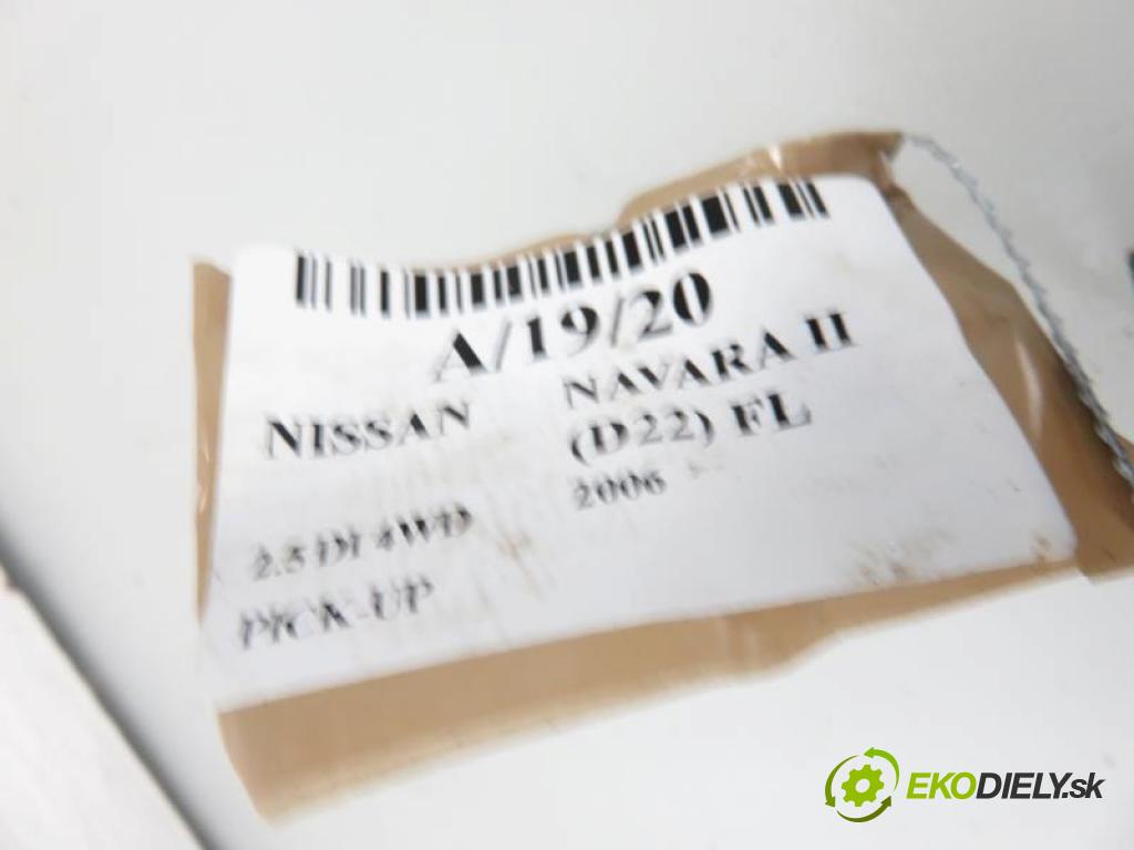 NISSAN NAVARA (D22_) PICK-UP 2006 98,00 2.5 D 4x4 - YD25DDTi 2488,00 Lišta prahová STUPEŇ P