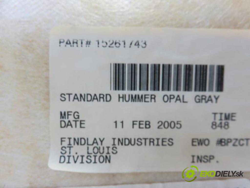 HUMMER HUMMER H2 SUV 2005 5967,00 Podsufitki 5967,00 stropní tapacír 15261743 (Stropní tapacíry)