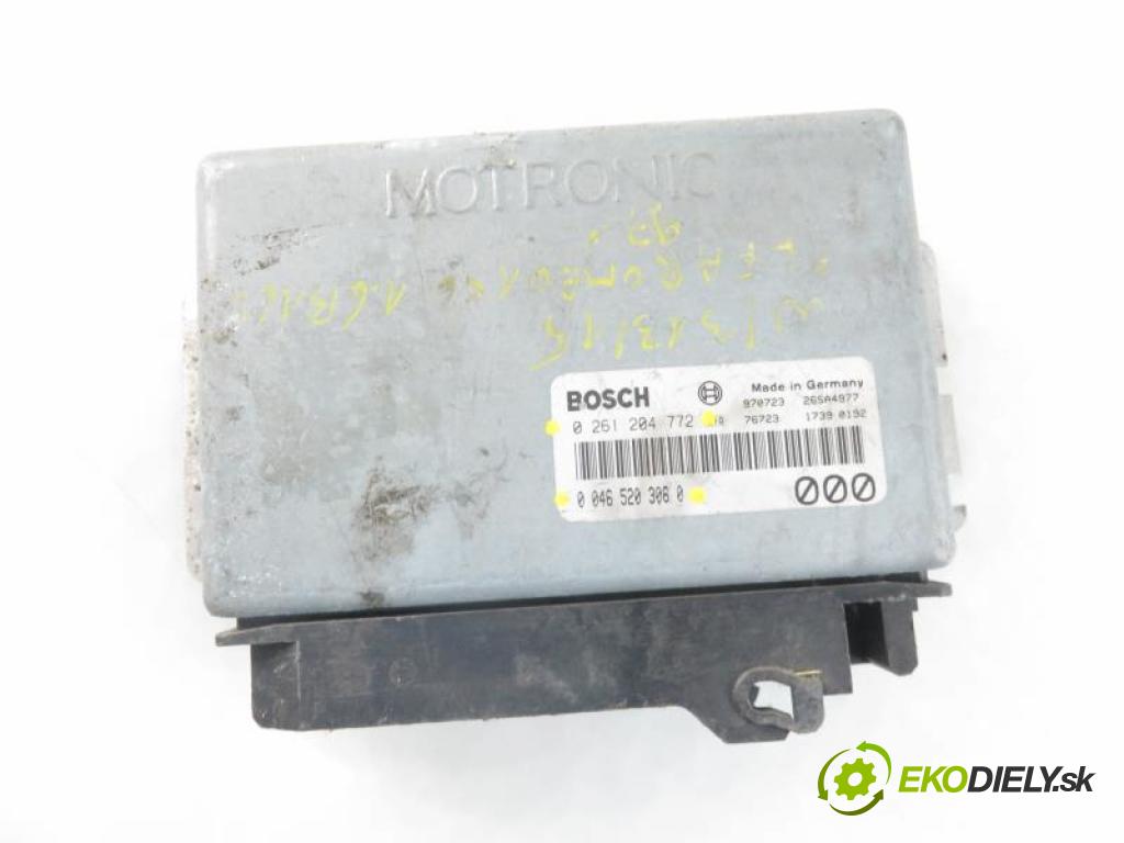 ALFA ROMEO 156 (932) - 1997 1,60 Sterowniki silnika 1598,00 Riadiaca jednotka Motor 0261204772;00465203060