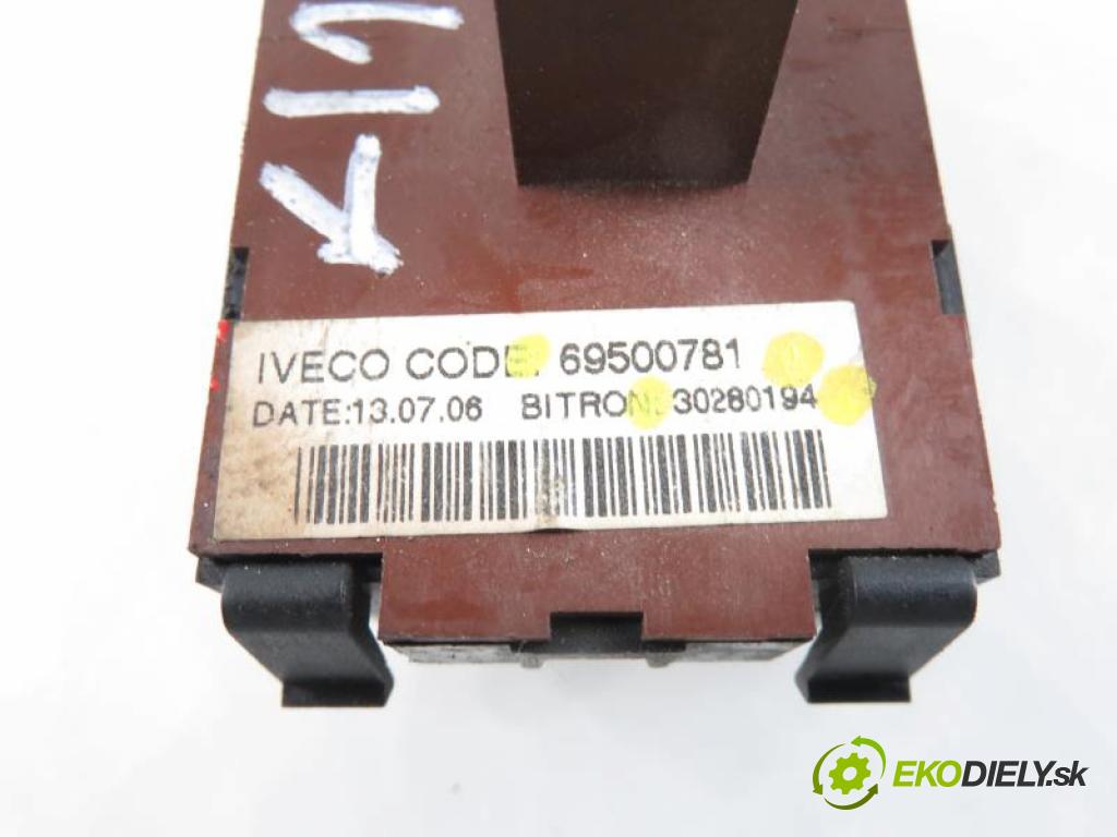 IVECO DAILY IV Skrzynia FURGON 2007 2287,00 Panele sterowania, przełączniki 2287,00 přepínač sťahovaní světla 69500781;30280194
