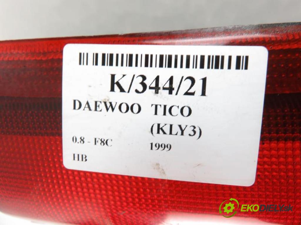 DAEWOO TICO (KLY3) HB 1999 796,00 Lampy tylne 796,00 Svetlo pravé zadné 35603A78B00