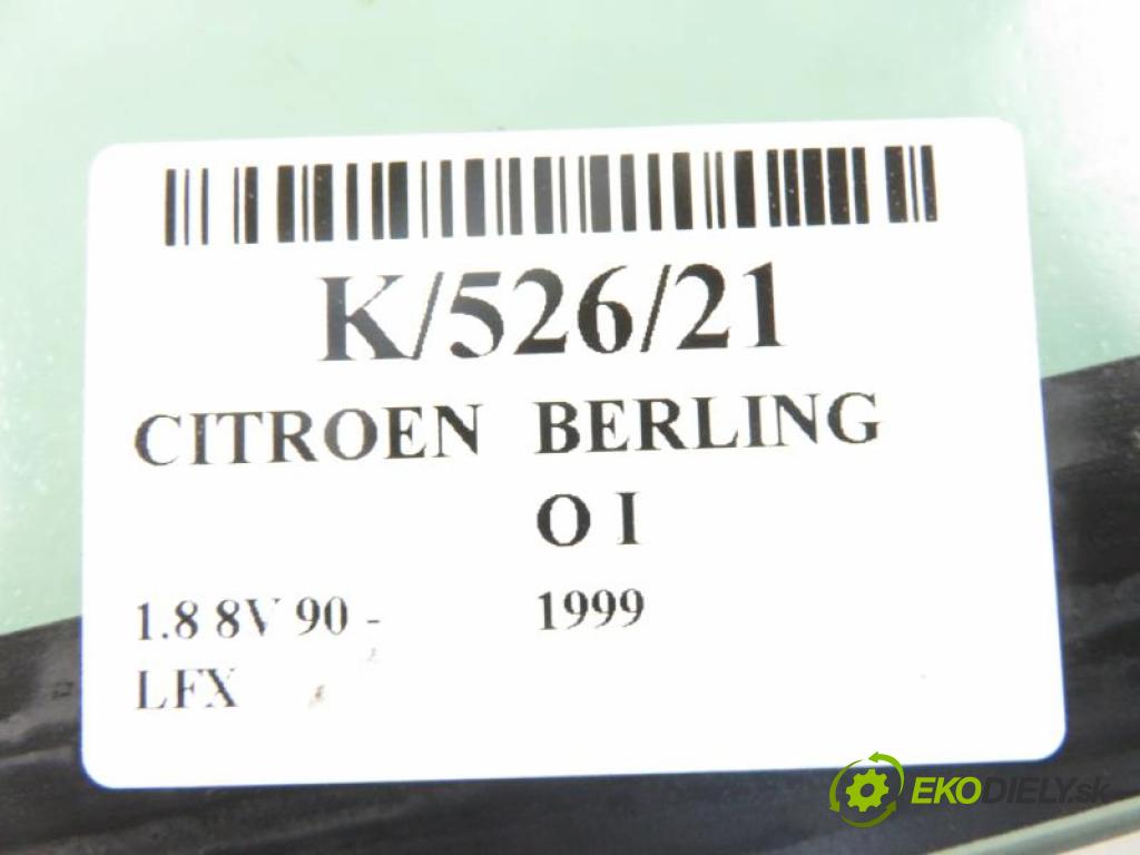 CITROEN BERLINGO / BERLINGO FIRST nadwozie wielkoprzestrzenne (MPV) KOMBIVAN 1999 1761,00 Karoseryjne 1761,00 Okno ľavy bočné MEDIAN: