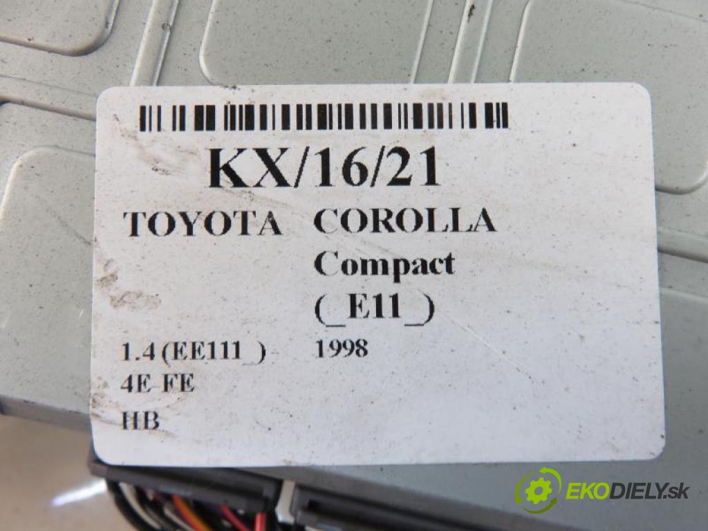 TOYOTA COROLLA Compact (_E11_) HB 1998 1332,00 Sterowniki silnika 1332,00 Riadiaca jednotka Motor 896611A760;2110005200