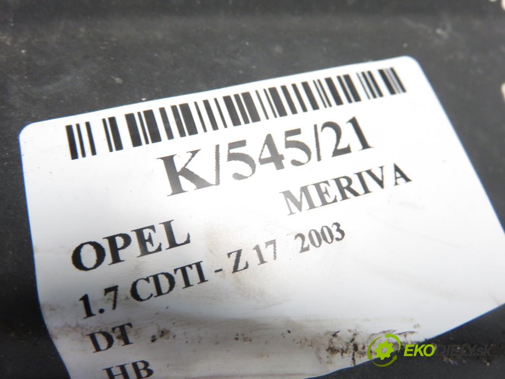 OPEL MERIVA A nadwozie wielkoprzestrzenne (MPV) (X03) HB 2004 1686,00 Obudowy filtrów powietrza 1686,00 obal filtra vzduchu 93394742 (Kryty filtrů)