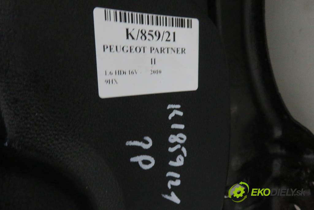 PEUGEOT PARTNER Skrzynia FURGON 2010 1560,00 Fotele, kanapy 1560,00 Sedadlo CESTUJÚCI/PP
