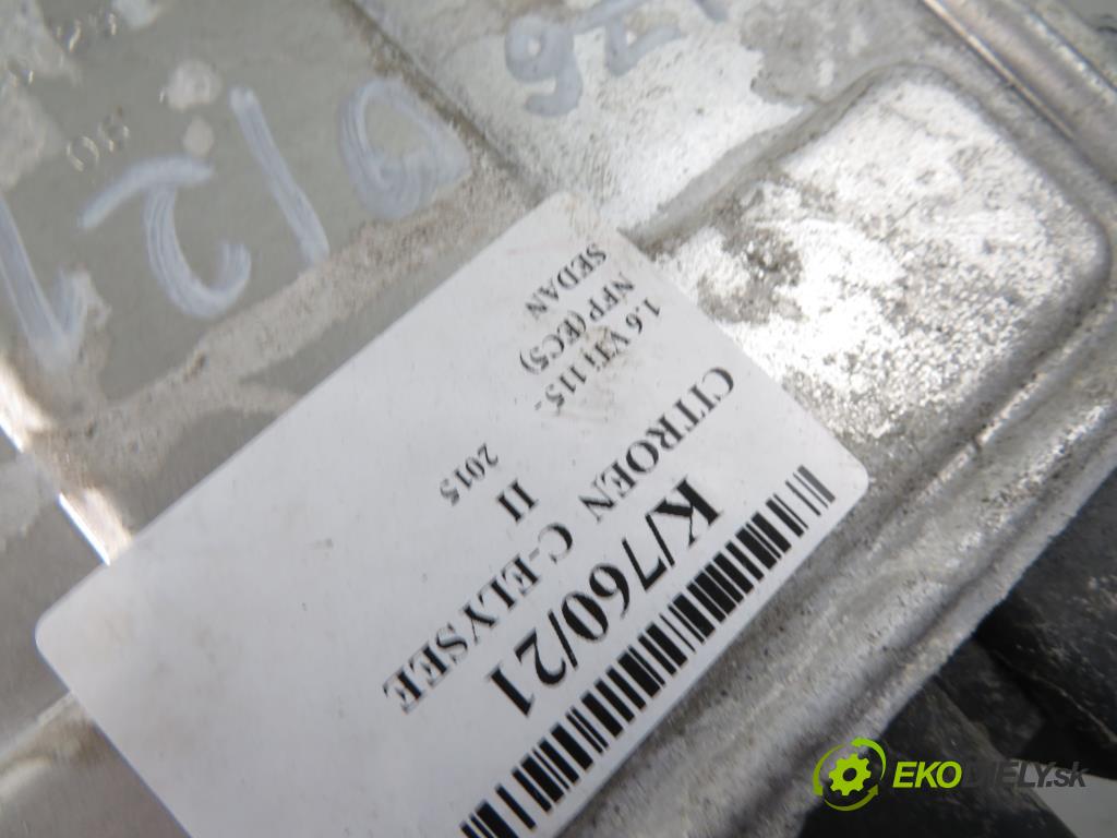 CITROEN C-ELYSEE (DD_) SEDAN 2015 1587,00 Sterowniki silnika 1587,00 Riadiaca jednotka Motor 9806713880;HW9804436280