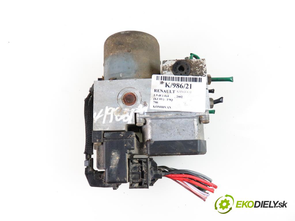 RENAULT KANGOO (KC0/1_) KOMBIVAN 2002 1870,00 Sterowniki ABS 1870,00 Pumpa ABS 0273004661; 0265220666 (Pumpy ABS)