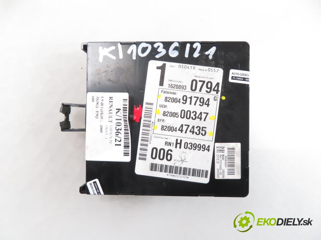 RENAULT ESPACE IV (JK0/1_) MINIVAN 2005 1870,00 Skrzynki bezpieczników 1870,00 MODUL BSI 8200491794G; 8200500347; 8200447435