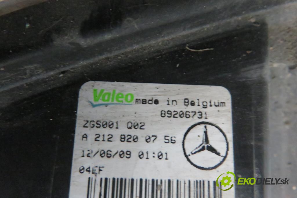 MERCEDES-BENZ KLASA E (W212) SEDAN 2009 2987,00 Zderzaki 2987,00 nárazník přední část A2128200756