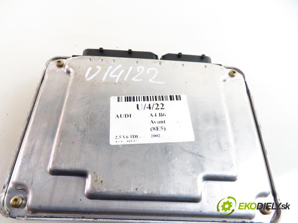 AUDI A4 Avant (8E5, B6) KOMBI 2003 2496,00 Sterowniki silnika 2496,00 Riadiaca jednotka Motor 8E0907401P;0281011136