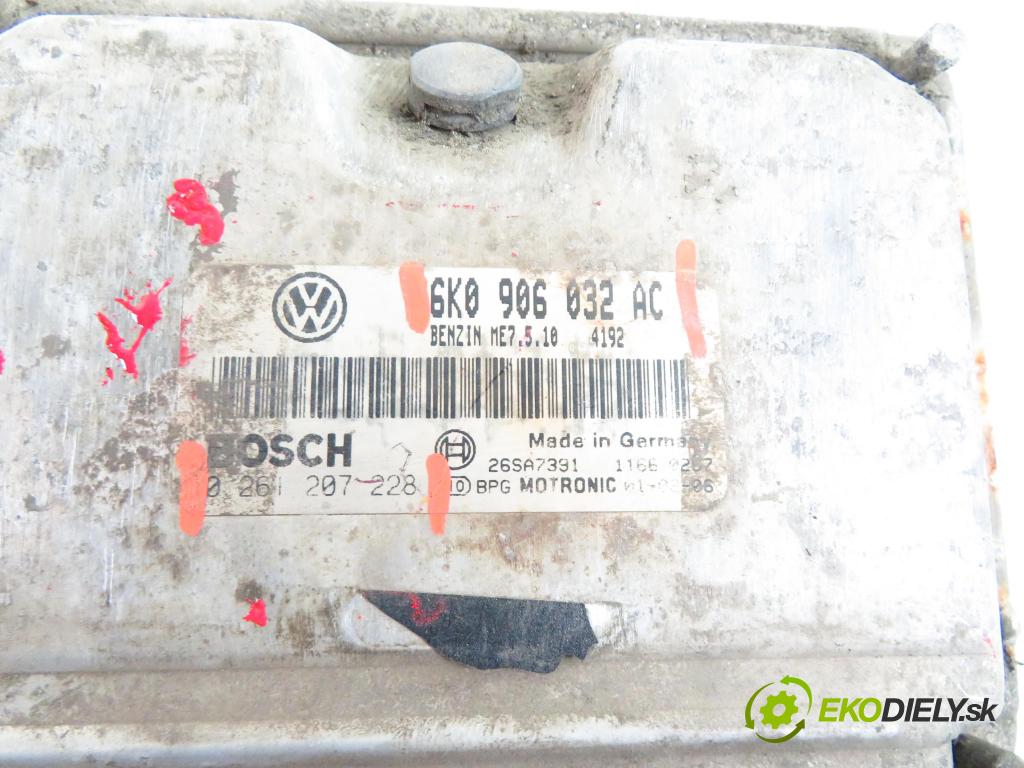 SEAT IBIZA II (6K1) HB 2001 1390,00 Sterowniki silnika 1390,00 Riadiaca jednotka Motor 6K0906032AC;0261207228