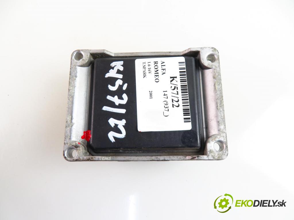 ALFA ROMEO 147 (937_) HB 2003 1598,00 Sterowniki silnika 1598,00 Riadiaca jednotka Motor 0261206714;00468136690