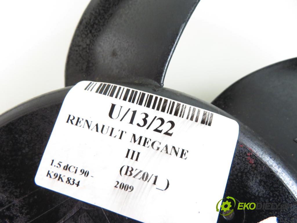 RENAULT MEGANE III liftback (BZ0/1_) HB 2009 1461,00 Wentylatory 1461,00 Ventilátor chladič vody