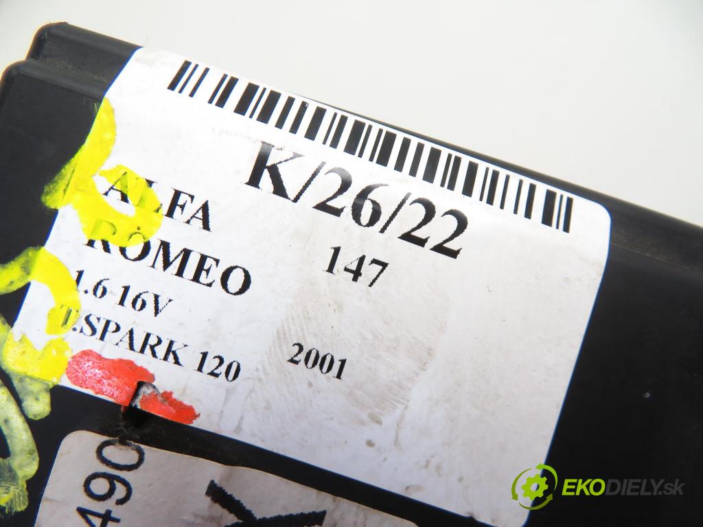 ALFA ROMEO 147 (937_) HB 2002 1598,00 Panele sterowania, przełączniki 1598,00 Panel kúrenia KLIMATRONIK 07353063490