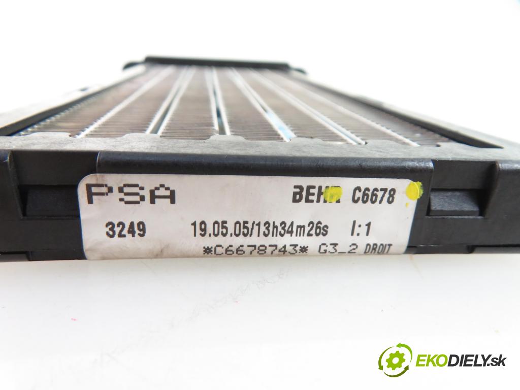 CITROEN C4 I (LC_) HB 2005 1560,00 Nagrzewnice 1560,00 Výhrevné teleso, radiátor kúrenia elektrická C6678 (Radiátory kúrenia)