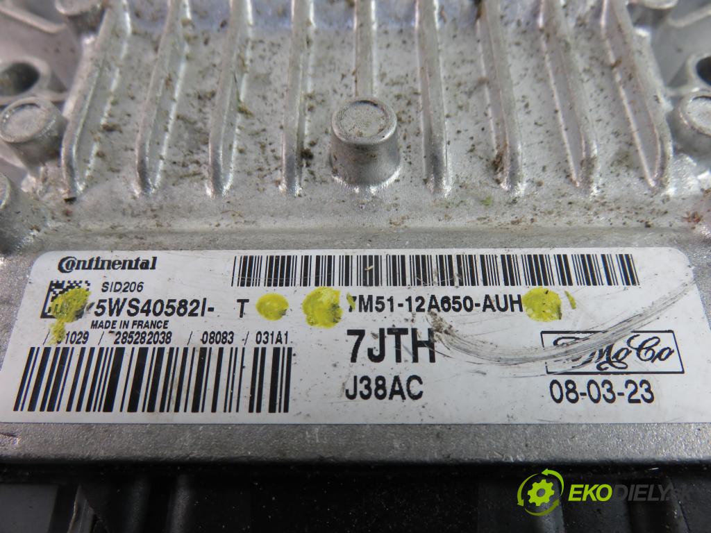 FORD C-MAX (DM2) MINIVAN 2008 1753,00 Sterowniki silnika 1753,00 Riadiaca jednotka Motor 5WS40582IT;7M5112A650AUH