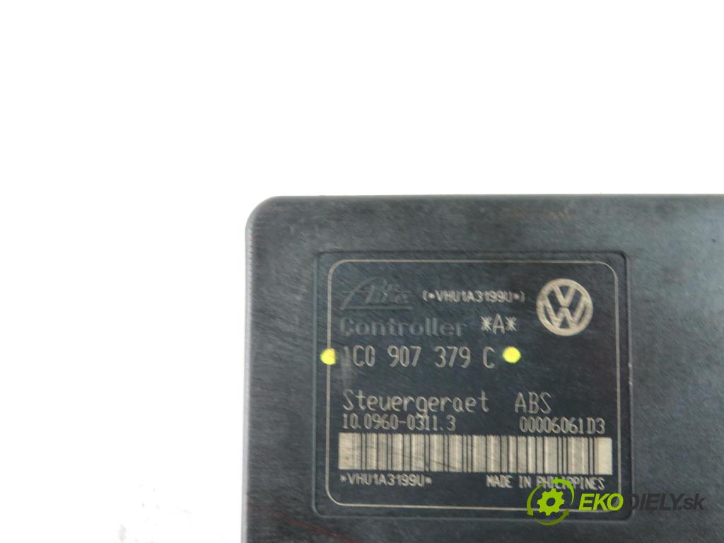 VW BORA (1J2) SEDAN 2001 1896,00 Sterowniki ABS 1896,00 pumpa ABS 1C0907379C;10096003113 (Pumpy brzdové)