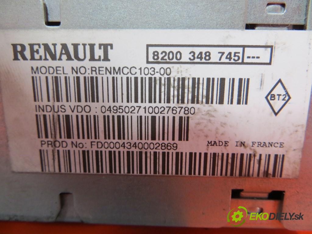 RENAULT LAGUNA II 1.9 DCI (BG05) F9Q 664   68 kW 92 km  Ovládač Navigácia 8200138590 (Ostatné)