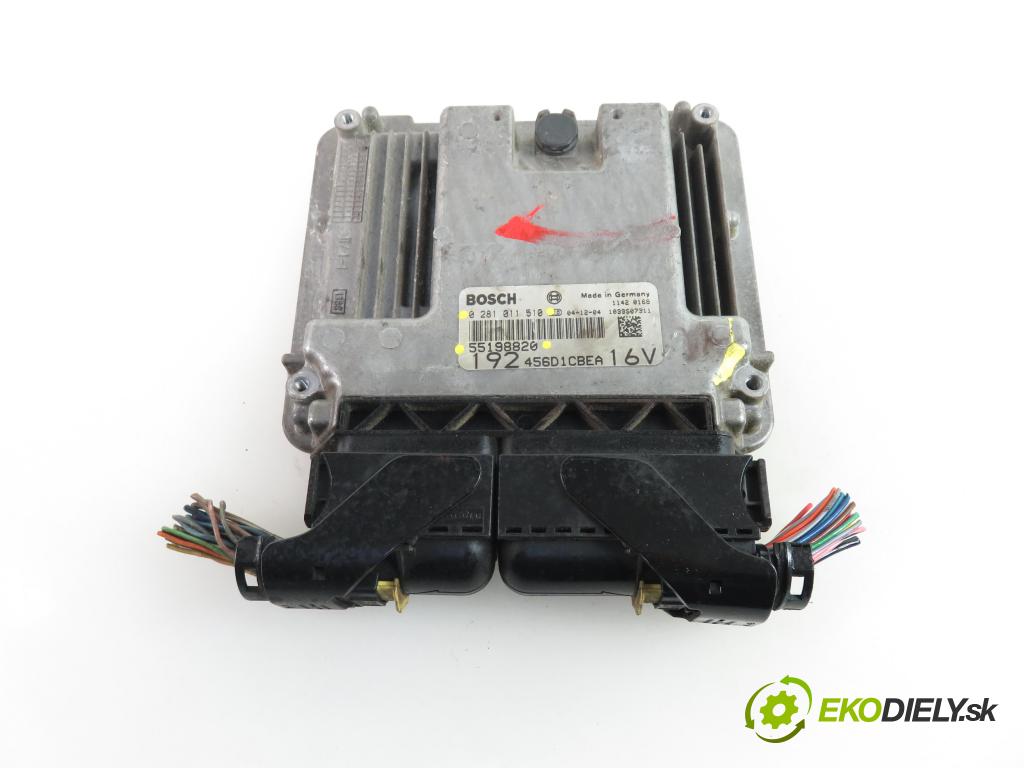 FIAT STILO Multi Wagon (192_) KOMBI 2005 1910,00 Sterowniki silnika 1910,00 Riadiaca jednotka Motor 0281011510;55198820