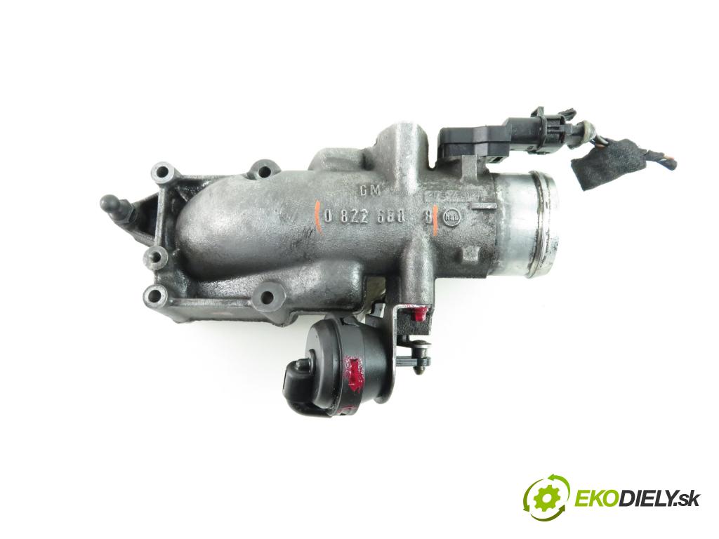 OPEL ZAFIRA A Nadwozie Wielkopojemne (MPV) (T98)  MINIVAN 2005 1995,00 Przepustnice 1995,00 Škrtiaca klapka 0281002437; 08226808 (Škrtiace klapky)